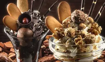 Cremiges Schokoladeneis